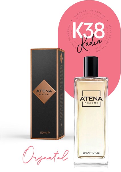 K38 D.dof Echo Oryantal Edp 50 ml Kadın Parfüm