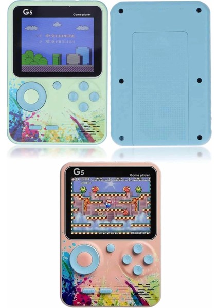 3.5 Inç Klasik Retro LCD Ekran 500 Oyunlu Oyun Konsolu Taşınabilir