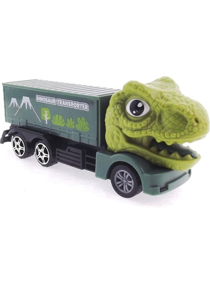 Sürtmeli T-Rex Kafalı Mini Konteynır Tır