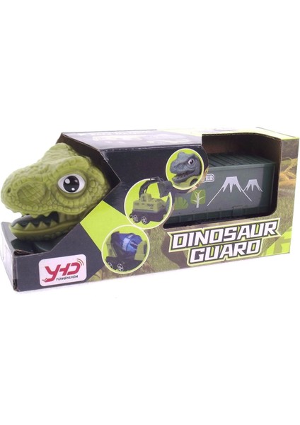 Sürtmeli T-Rex Kafalı Mini Konteynır Tır