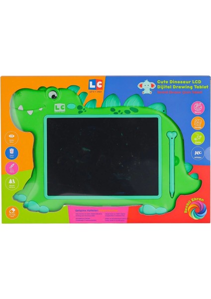 LC-31068 Sevimli Dinazor Çizim Tableti 10 Inç