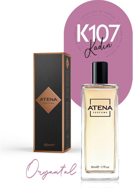 K107 Tres Midnight Oryantal Edp 50ML Kadın Parfüm