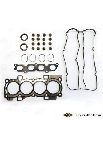Üst Takım Conta Focus Iı. C-Max Silindir Kapak Contalı 1.6 16V. 100 Hp 03.07-- Benzinli Motorlar