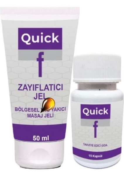 Quickf Inceltilmiş Beliniz ve Silüetinizin Bakım Seti + Masaj Yağı 30 ml fiyatları