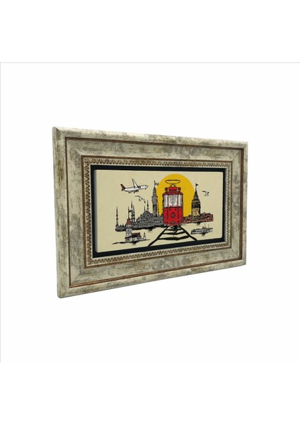 Istanbul Baskılı Doğaltaş Tablo 20X30 Drt-13