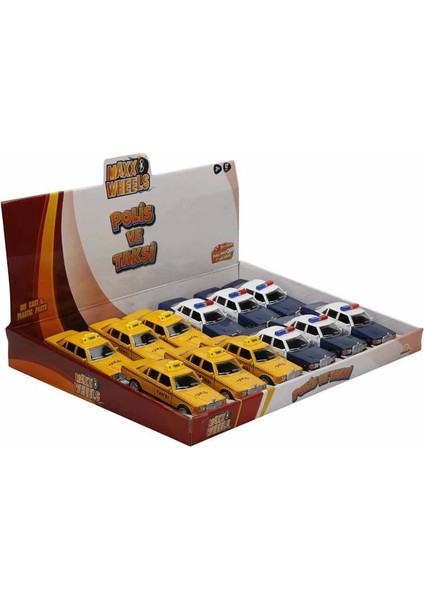 S00003096 Metal Ç/b 1/32 Araba Polis Taksi 13CM.2A -1 Adet Stokta Olan Gönderilir fiyatları