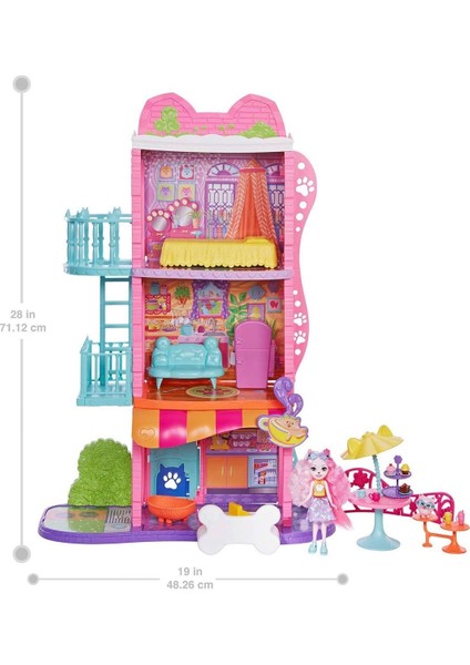 HHC18 Enchantimals Şehir Evi ve Kafe Oyun Seti fiyatları