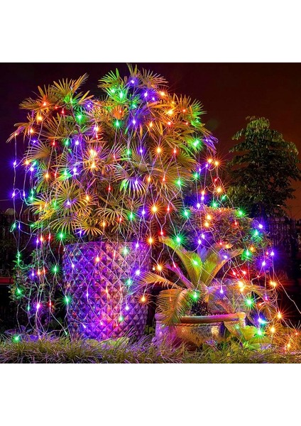 Yüksek Kalite Renkli Ağ LED Işık Örümcek Ağı LED Işık 2x2 M2 Eklemeli Animasyonlu Modlu 220 Volt fiyatları