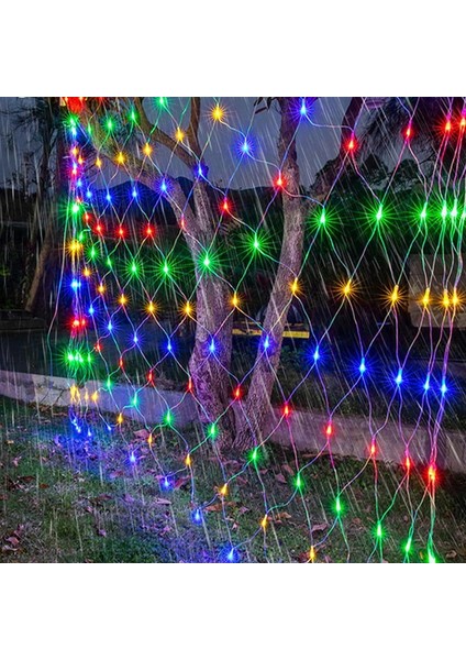 Yüksek Kalite Renkli Ağ LED Işık Örümcek Ağı LED Işık 2x2 M2 Eklemeli Animasyonlu Modlu 220 Volt fırsatları