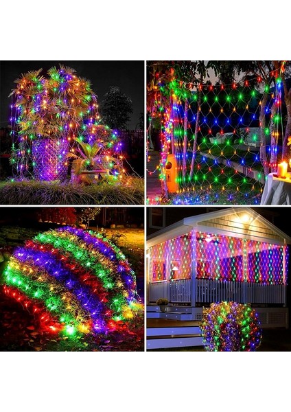 Yüksek Kalite Renkli Ağ LED Işık Örümcek Ağı LED Işık 2x2 M2 Eklemeli Animasyonlu Modlu 220 Volt indirimleri