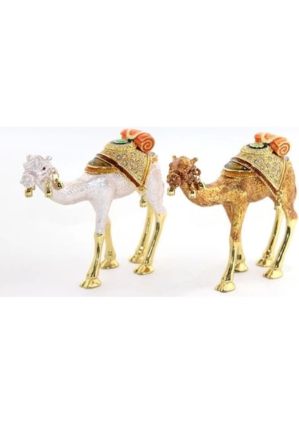 Swarovski Taşlı Tekli Deve Figürü Model 3