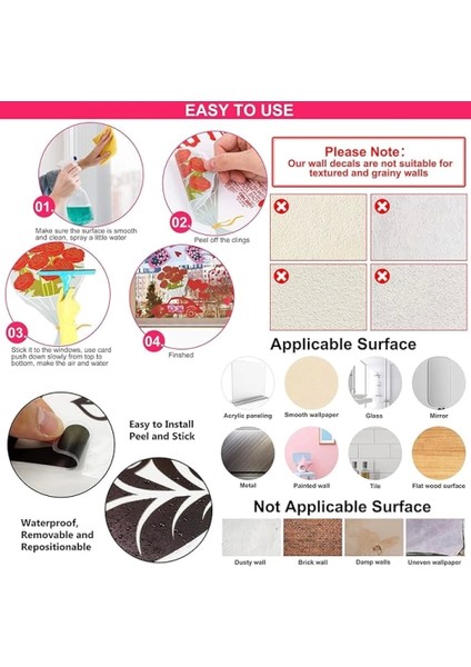 Tropikal Bitkiler Duvar Stickerı Model D indirimleri