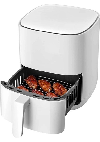 Hava Fritözü 4l Airfryer Pratik Uzun Ömürlü Yağsız Pişirme Taşınabilir