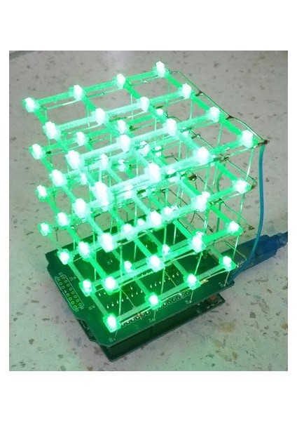 Led Küp 4x4x4'ün Montajı Için Şablon Tutucu (plastik Aparattır)