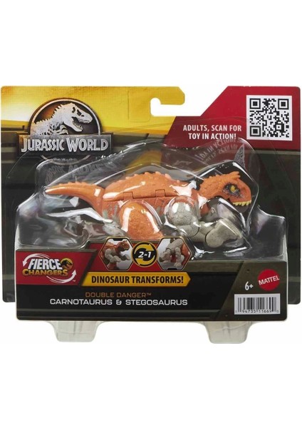 HLP05 Jurassic World Değişim Serisi - Çifte Tehlike Dinozor Figürleri modelleri