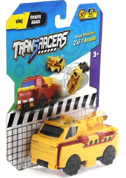 Transracers Dönüşen Araçlar Vinç / Itfaiye Aacı