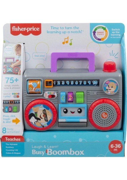 GYC04 Fisher-Price® Eğlenceli Müzik Kutusu, Türkçe-Ingilizce / +6 Ay