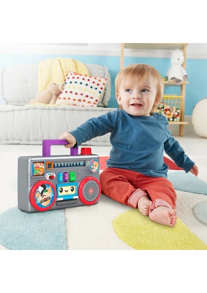 GYC04 Fisher-Price® Eğlenceli Müzik Kutusu, Türkçe-Ingilizce / +6 Ay