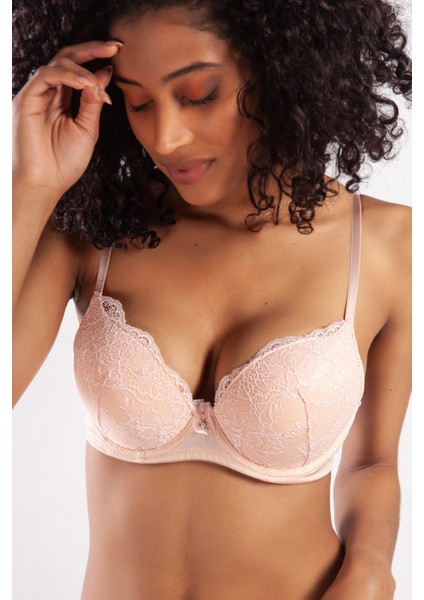 Gracia Foam Cup Push Up Bra,pudra Renk Konforlu ve Şık Sütyen