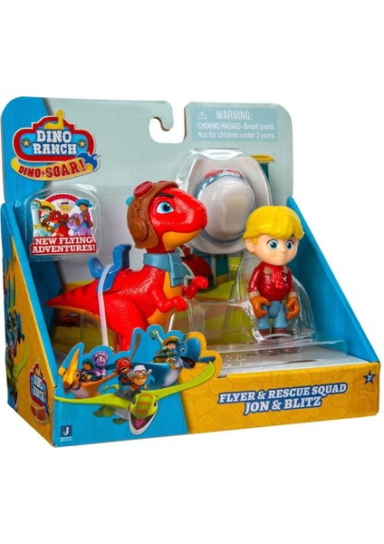 DNA00401 Dino Ranch 2li Figür Paketi - DNR0003 +3 Yaş