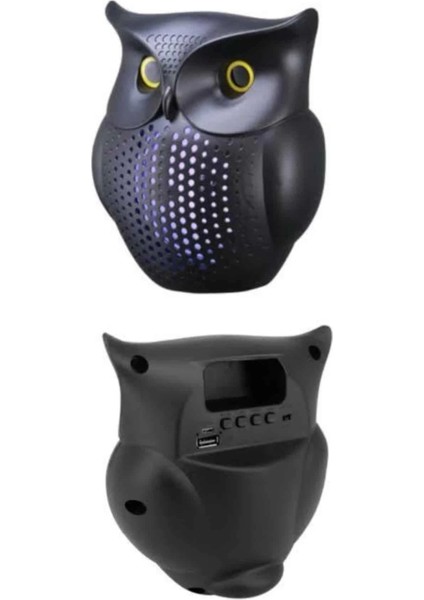Baykuş Tasarımlı Mini Bluetooth Speaker Yüksek Ses Kaliteli Taşınabilir