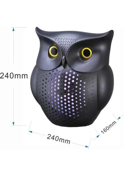 Baykuş Tasarımlı Mini Bluetooth Speaker Yüksek Ses Kaliteli Taşınabilir
