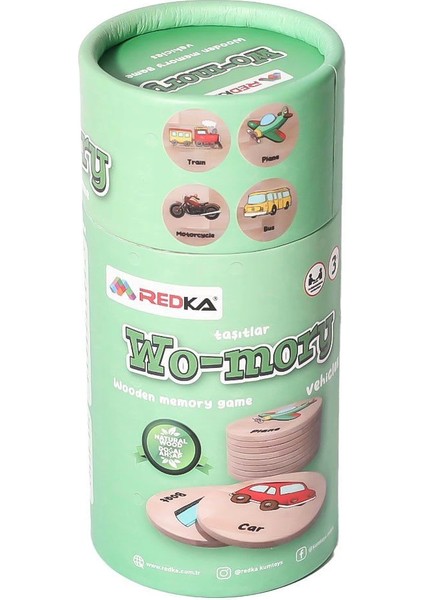 RD5644 Redka Wo-Mory Ahşap Hafıza Oyunu