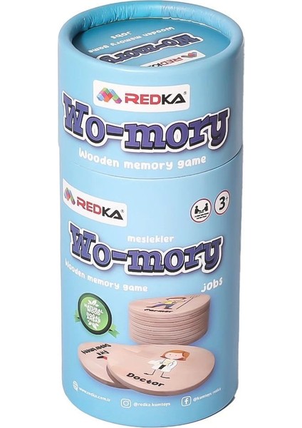 RD5644 Redka Wo-Mory Ahşap Hafıza Oyunu