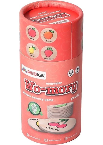 RD5644 Redka Wo-Mory Ahşap Hafıza Oyunu