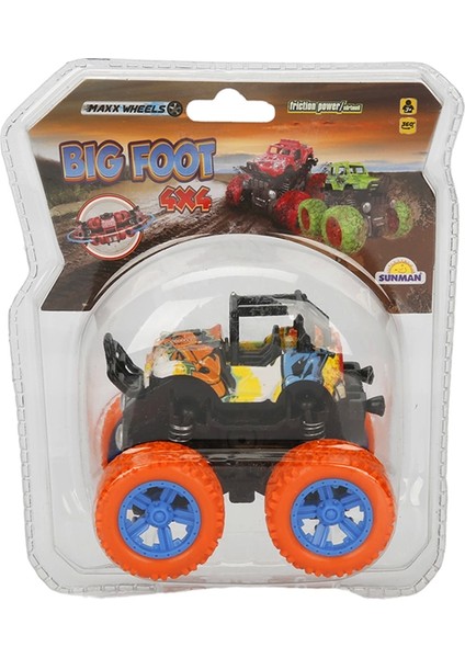 Maxx Wheels Big Foot 4x4 Sürtmeli Araba -1 Adet Stokta Olan Gönderilir