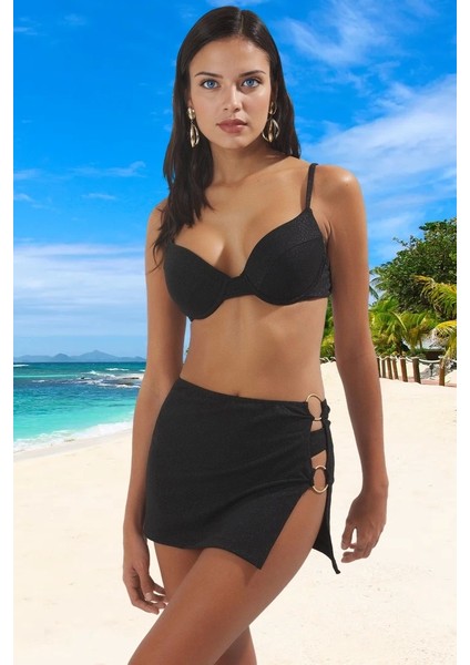 Modern Simli Bikini Takımı Yüksek Konfor Şık Detaylı Su Sporları Için Ergonomik Kesim modelleri