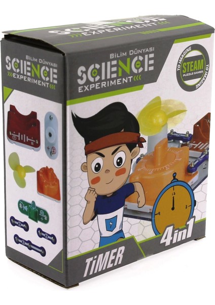 Eğlenceli Deney Setim Zamanlayıcı 4 In 1