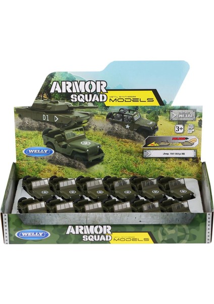 43723 Welly Jeep Willys 1:32 - 1 Adet Fiyatıdır