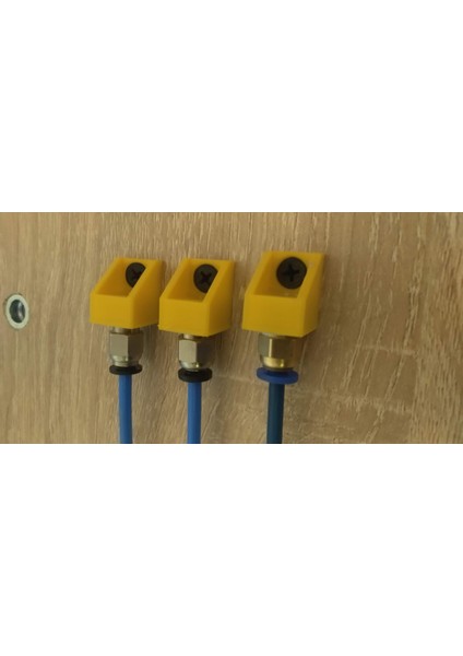 M10 X 1 İplikli Bağlantı Parçaları İçin Teflon Tüplerinin Doğruluğu (Plastik Aparattır)
