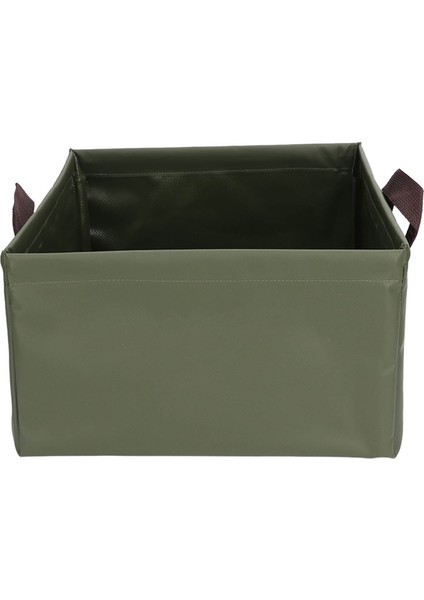 Katlanabilir Kova Çok Fonksiyonlu Taşınabilir Hafif Büyük Kapasiteli Katlanabilir Kova Kamp Yürüyüş Balıkçılık Için 13L Od Yeşil (Yurt Dışından)