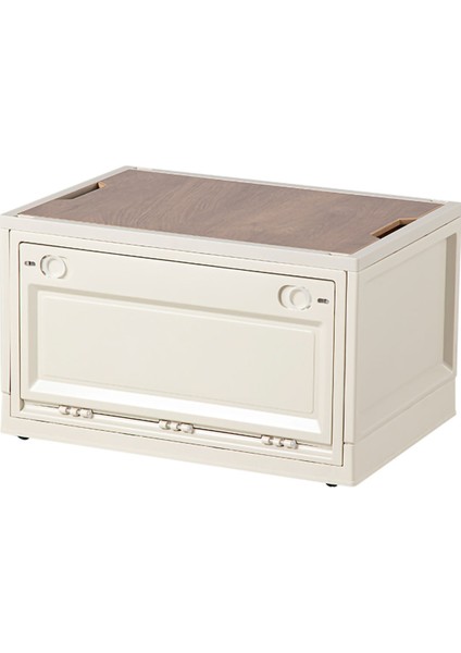 Katlanabilir Eşya Kutuları Çok Katmanlı Istifleme Çok Fonksiyonlu Kamp Katlanır Saklama Kutusu Silindir Kapaklı Küçük 47X35X23.5CM (Yurt Dışından)