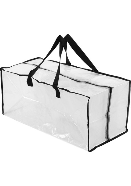 Büyük Boy Hareketli Çantalar Fermuarlı Su Geçirmez Şeffaf Yerden Tasarruf Için Ağır Hizmet Tipi Saklama Çantası Hareketli Saklama Kolu Tipi (Yurt Dışından)