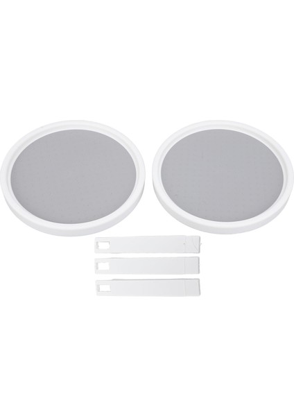 Pikap Baharat Organizatör Istikrarlı Yapısı Çift Katmanlı 25CM Dia 360 Derece Dönen Yerden Tasarruf Sağlayan Raf Spinner Mutfak Için (Yurt Dışından)