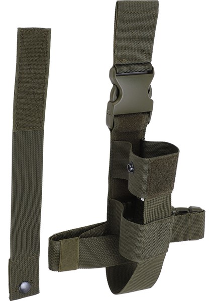 Bacak Su Isıtıcısı Kılıfı Bacak Kılıfı Molle Su Şişesi Çantası Çok Fonksiyonlu Açık Hava Kamp Yürüyüş Yeşil (Yurt Dışından) modelleri