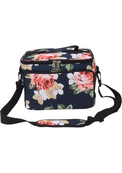 Yalıtımlı Öğle Yemeği Çantası Su Geçirmez Büyük Kapasiteli Taşınabilir Soğutma Öğle Yemeği Çantası Açık Kamp Seyahat Için Koyu Mavi (Yurt Dışından)