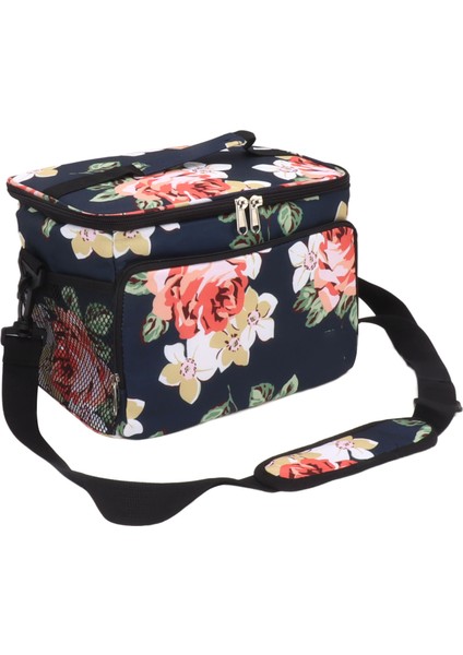 Yalıtımlı Öğle Yemeği Çantası Su Geçirmez Büyük Kapasiteli Taşınabilir Soğutma Öğle Yemeği Çantası Açık Kamp Seyahat Için Koyu Mavi (Yurt Dışından) modelleri