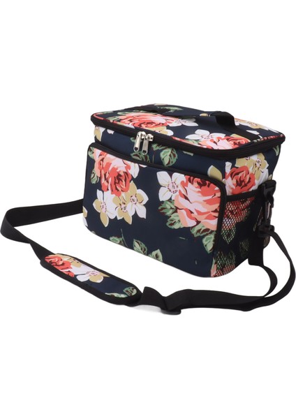 Yalıtımlı Öğle Yemeği Çantası Su Geçirmez Büyük Kapasiteli Taşınabilir Soğutma Öğle Yemeği Çantası Açık Kamp Seyahat Için Koyu Mavi (Yurt Dışından) indirimleri