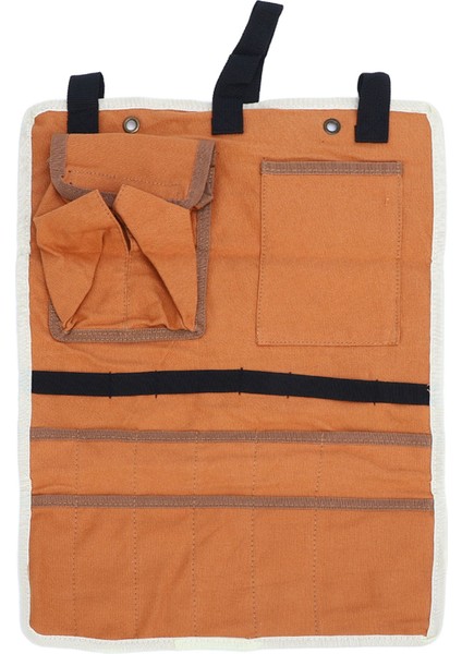 Kamp Asılan Saklama Çantası Tuval Su Yalıtım Alanı Tasarrufu Çoklu Cepler Asılı Depolama Organizatör Gölgelik Çadır (Yurt Dışından)