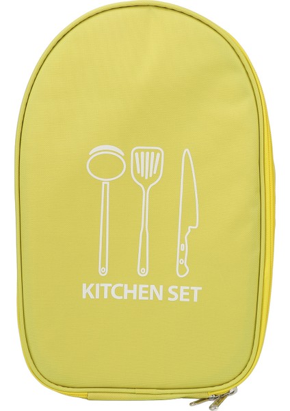 Şef Bıçağı Çantası Sırt Çantası Taşınabilir Naylon Mutfak Gereçleri Depolama Taşıma Cepler Bıçak Tutucu Fermuarlı Çanta Açık Kamp Piknik Için Sarı (Yurt Dışından) indirimleri