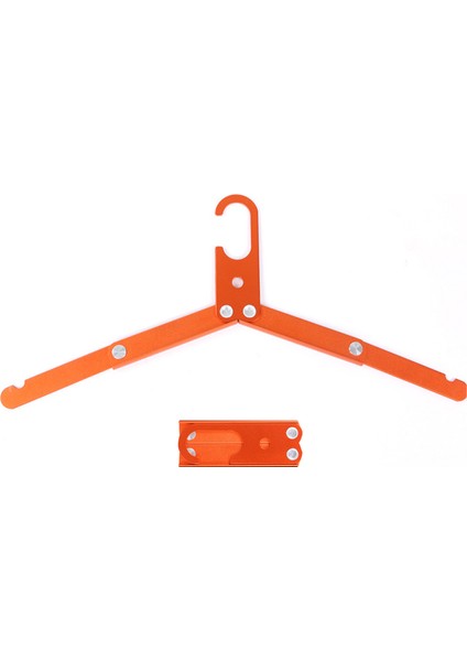 Seyahat Askısı Katlanabilir Tasarım Alüminyum Alaşımlı Yüksek Mukavemetli Hafif Katlanır Elbise Askısı Ev Tirp Turuncu (Yurt Dışından) fiyatları