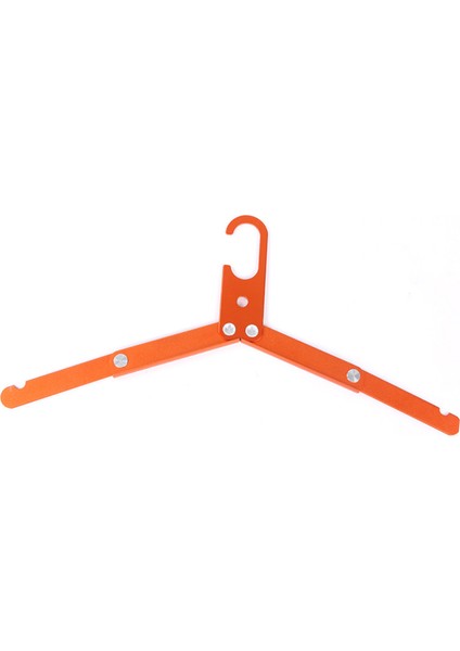 Seyahat Askısı Katlanabilir Tasarım Alüminyum Alaşımlı Yüksek Mukavemetli Hafif Katlanır Elbise Askısı Ev Tirp Turuncu (Yurt Dışından) modelleri