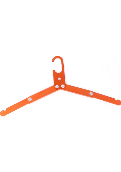 Seyahat Askısı Katlanabilir Tasarım Alüminyum Alaşımlı Yüksek Mukavemetli Hafif Katlanır Elbise Askısı Ev Tirp Turuncu (Yurt Dışından) fırsatları