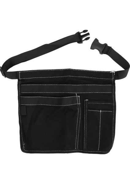 Bahçe Aracı Mutfak Önlüğü Çoklu Cepler Oxford Kumaş Ayarlanabilir Bahçe Aracı Bel Kemeri Çantası Bahçe Işleri Için Siyah (Yurt Dışından)