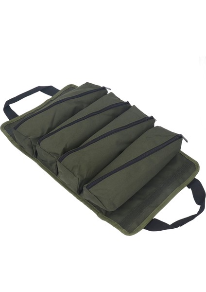 Rulo Alet Düzenleyici Taşınabilir Oxford Kumaş Büyük Kapasiteli Tamir Aracı Taşıma Çantası Sarma Rulo Asılı Aracı Fermuarlı Taşıma Çantası Yeşil (Yurt Dışından) fiyatları