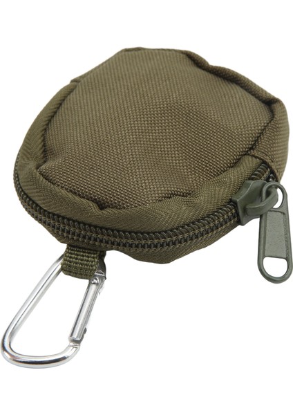 Mini Anahtar Çantası Taşınabilir Aşınmaya Dalı 1000D Yuvarlak Naylon Taşıma Çantası Üçgen Toka ile Açık Kulaklık Için Yeşil (Yurt Dışından) fiyatları